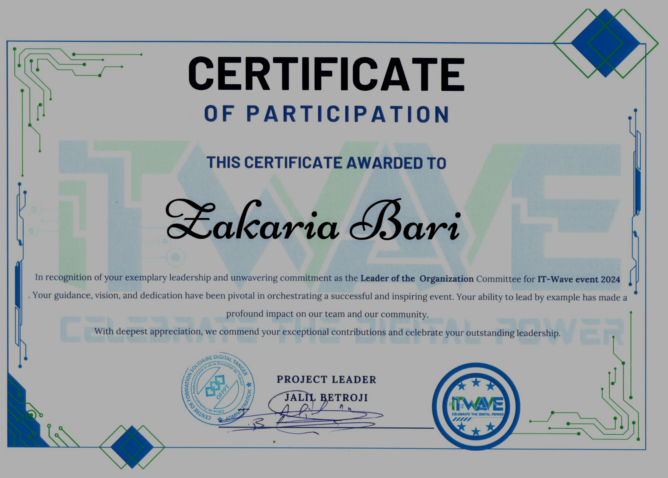 Web Developement Certificate